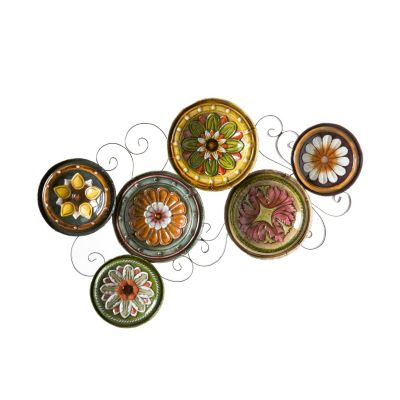 413-210 - Scattered Italian Plates Wall Art