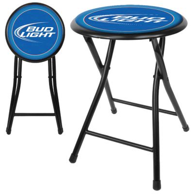 414-294 - Bud Light 18" Cushioned Folding Stool