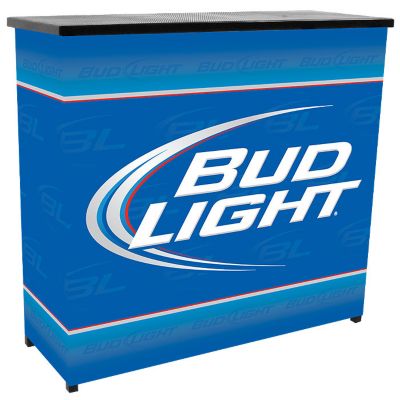 414-304 - Bud Light Deluxe Two-Shelf Portable Bar Table w/ Case
