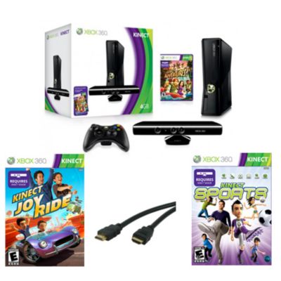XBOX 360 4 GB COMPLETE KINECT BUNDLE