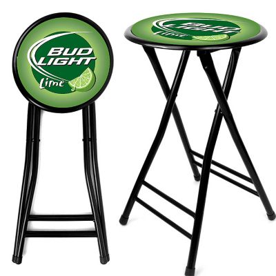 416-624 - Bud Light Lime 24" Cushioned Folding Stool