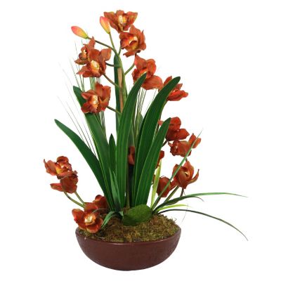 417-168 - Laura Ashley Faux Lifelike Orchid Arrangement