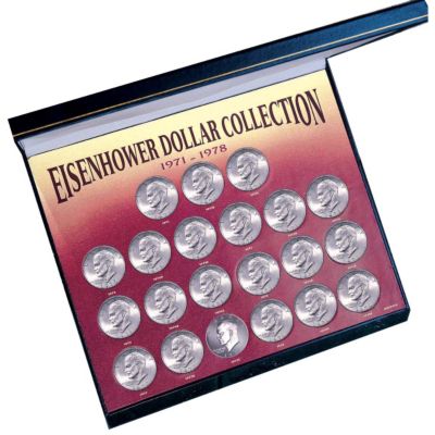 418-108 - Dwight D. Eisenhower Dollar Coin Collection 