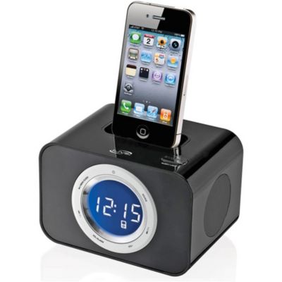 419-651 - iLive ICP211B Clock Radio for iPhone/iPod w/ Alarm