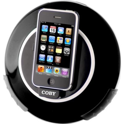 419-657 - Coby CSMP105CHA Digital Speaker Dock for iPod & iPhone