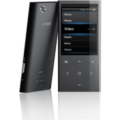 419-665 - Coby MP768-4G 2.4" Touchpad Video MP3 Player w/ Speaker & Camera 