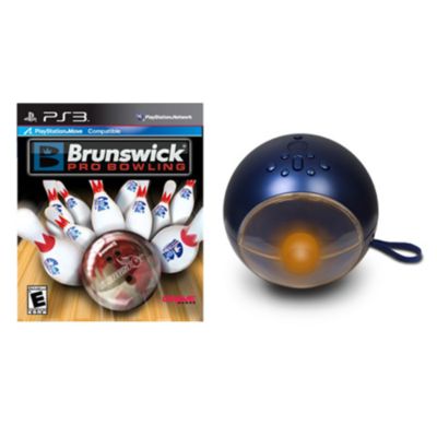 420-694 - Brunswick Bowling PlayStation 3 Move Game w/ Bowling Ball Bundle
