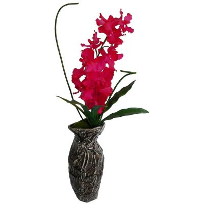 420-771 - Laura Ashley Faux Real Touch Ceramic Vase Fuchsia Orchid