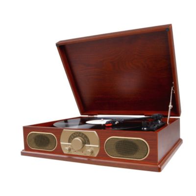 420-964 - Studebaker Wooden Turntable w/ AM & FM Radio