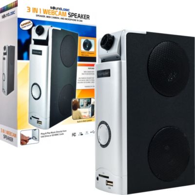421-046 - SoundLogic Three-in-One Webcam & Desktop Speaker