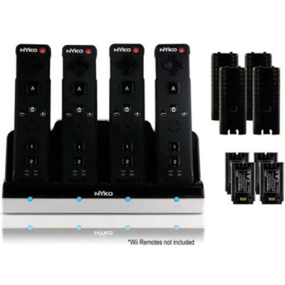 421-394 - Nintendo Wii Black Quad Charge Station