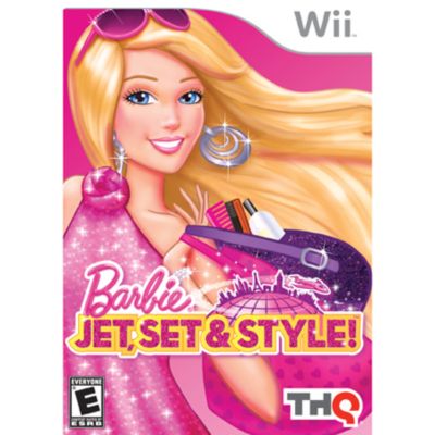 421-401 - Barbie Jet, Set, & Style Nintendo Wii Game 