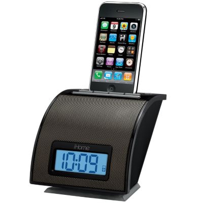 421-732 - iHome Space Saver iPod or iPhone Alarm Clock 