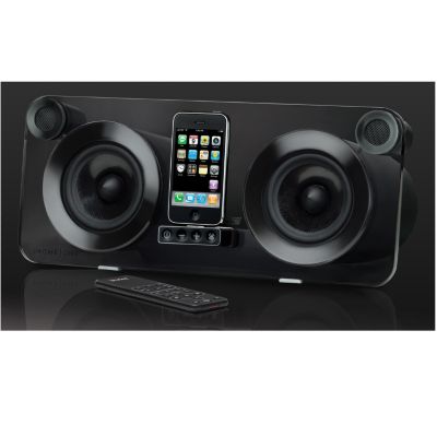 421-771 - iHome iPod & iPhone Smoked Acrylic Speaker System