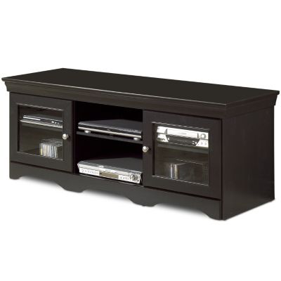 421-775 - TechCraft 60" Distressed Antique-Style Black Finish Television Credenza
