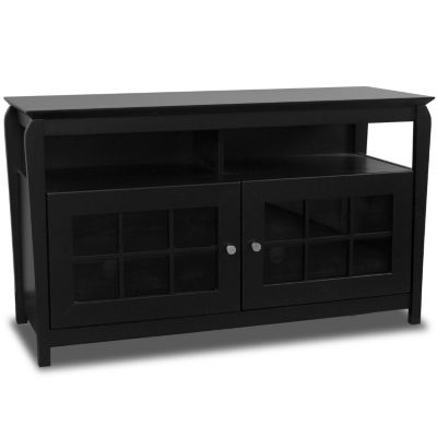 421-786 - TechCraft Flat Panel Black Finish A/V Credenza