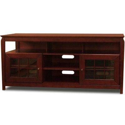 421-792 - TechCraft 60" Flat Panel Walnut Finish A/V Cabinet Credenza