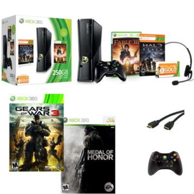 Xbox 360 250 Gb Holiday of Battle Bundle 2011