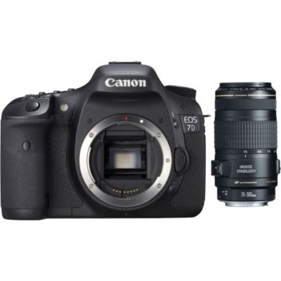 423-157 - Canon 3814B004L2-KIT EOS 7D 18MP Dig SLR Cmra Body, EF 70-300mm Tele. Zm Lens
