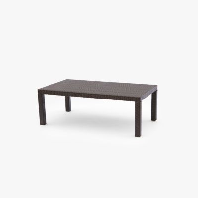 423-173 - RST Outdoor Espresso Rattan 26" x 46" Coffee Table
