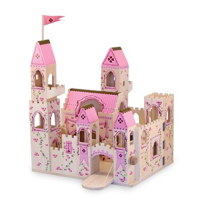 423-193 - Melissa & Doug&reg; Deluxe Wooden Folding Princess Castle