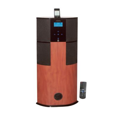 423-455 - Pyle PHST90ICW Channel Home Theater Tower w/ iPod/iPhone Docking Station
