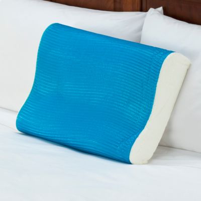 Comfort Revolution Hydraluxe Contour Pillow with Wave Gel Design