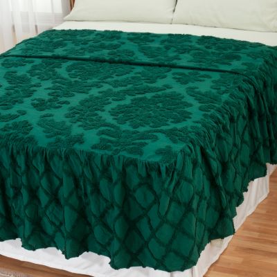 North Shore Linens "Damask" Chenille Bedspread