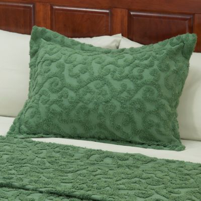 North Shore Linens "Scroll" Chenille Sham