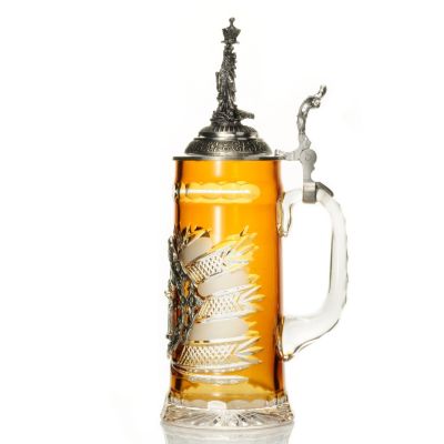 429-185 - King-Werk&trade; "Berlin" Amber Crystal Stein