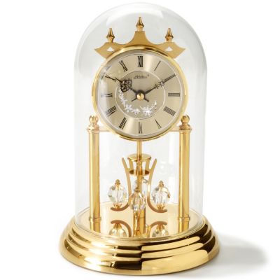 429-219 - Haller&trade; Quartz Diamond-Cut Dial Table Clock Made w/ Swarovski&reg; Elements