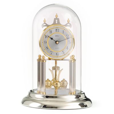 QUARTZ GOLD/SILVER VERSION, ALL BRASS AND NICKEL PLATED W/ DIAMOND CUT DIAL