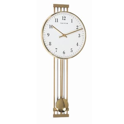 METAL WALL CLOCK GLASS COVERED DIAL