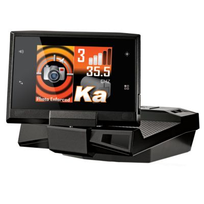 429-497 - Cobra&reg; Vedetta&trade; 2.4" Supercharged Radar+Laser+Camera Detector w/ AURA&trade; Database