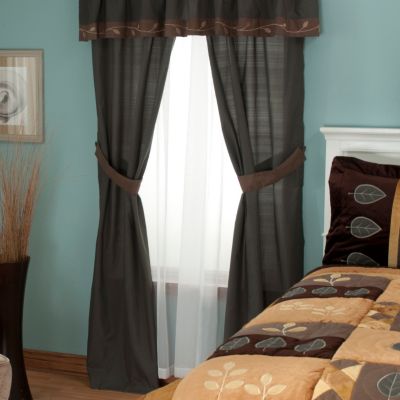 "Velvet Leaf" Window Panel Pair