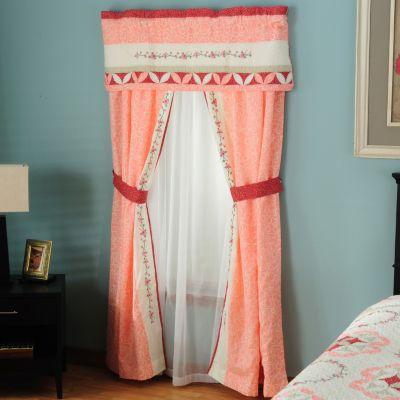 "Aria" Valance and Drapery Panel Pair