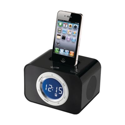 429-696 - iLive Black Clock Radio For iPod & iPhone