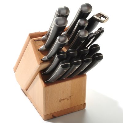 BergHOFF 19 Piece Knife Block Set w/ Swivel Base and Cutting Board