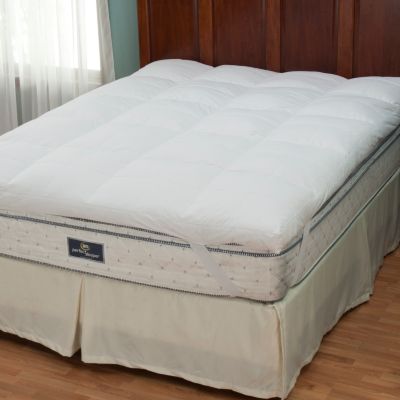 North Shore Linens Nano-Tex 3" Gusseted Down Top Featherbed