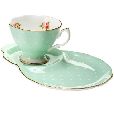 ROYAL ALBERT POLKA ROSE HOSTEST SET