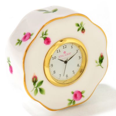ROYAL ALBERT NEW COUNTRY ROSES WHITE CLOCK