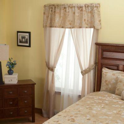 "Tonal Leaf" 5pc Window Set