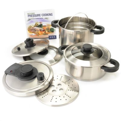 BRK 9.5 Inch 9-Piece Pressure Cooking System