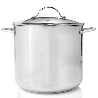 Macy's Basics Stainless Steel 20 Quart Stock Pot