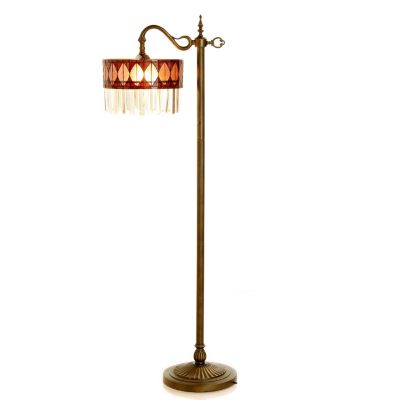 MAUVEINE K9 CRYSTAL SIDE ARM FLOOR LAMP
