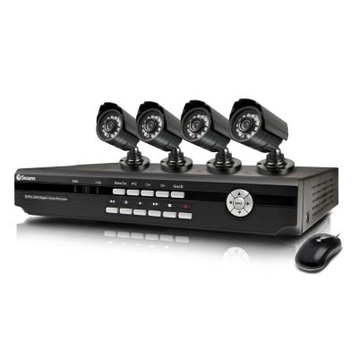 430-235 - Swann&trade; 4 Channel DVR with Smartphone Viewing & 4 CCD Cameras