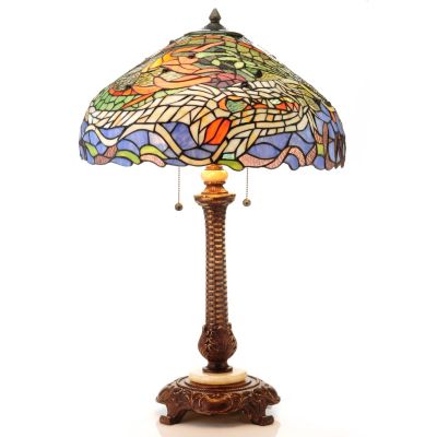 KIMBERLY & DUFFNER INSPIRED DRAGON TABLE LAMP