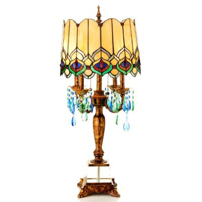 EYE OF THE PEACOCK TABLE LAMP