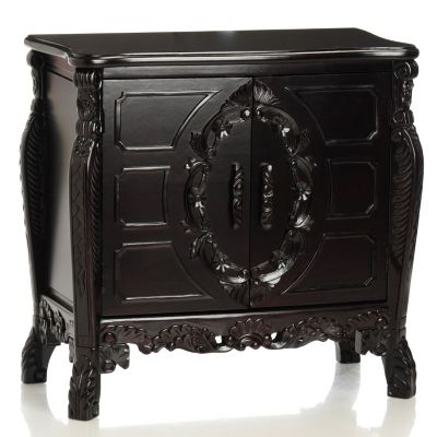 HAND CARVED BOMBAY CHEST
