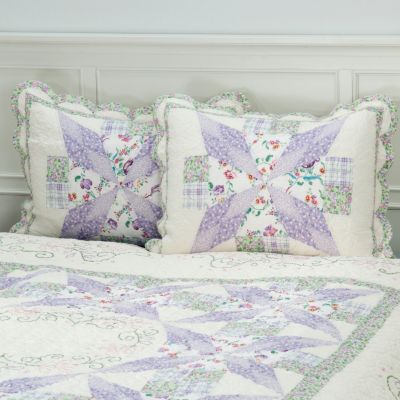 "Bloom" Quilted Sham Pair